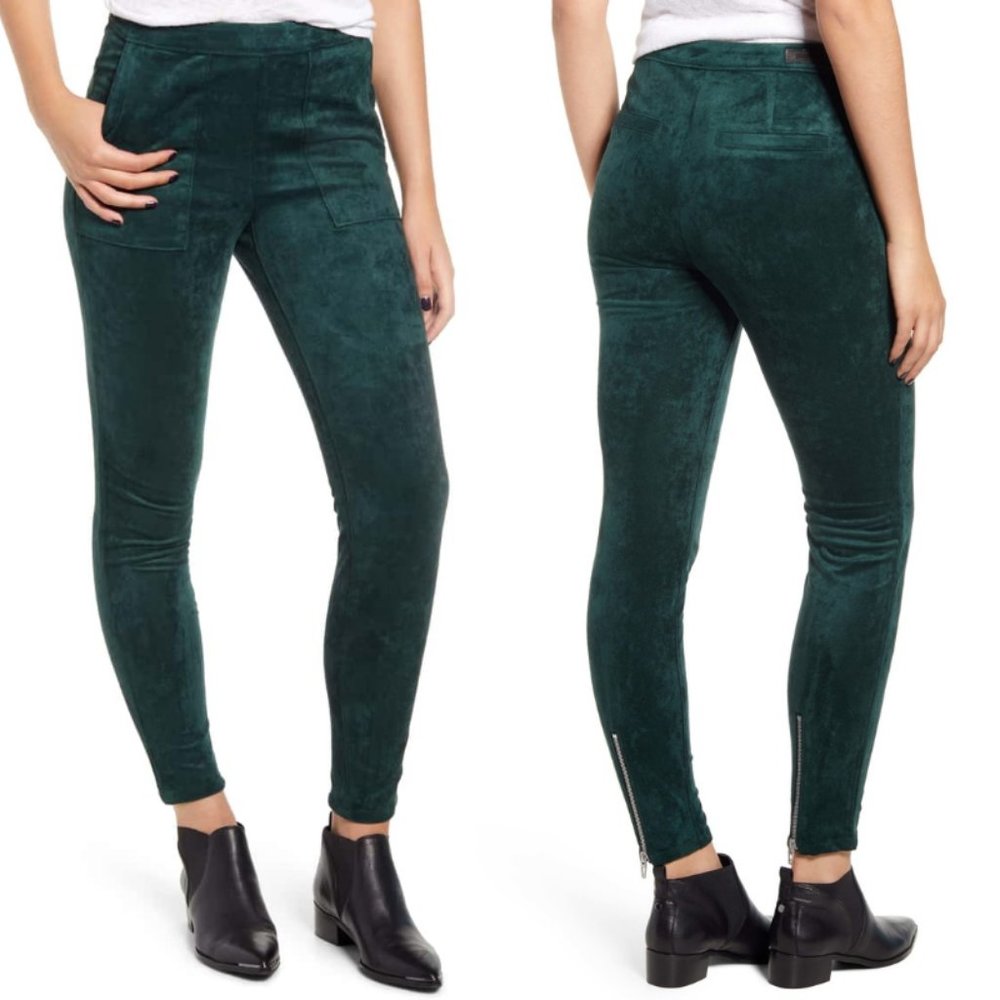 NWT Blank NYC The Seven Seas Faux Suede Ankle Crop Pants Size 25 - Picture 4 of 8